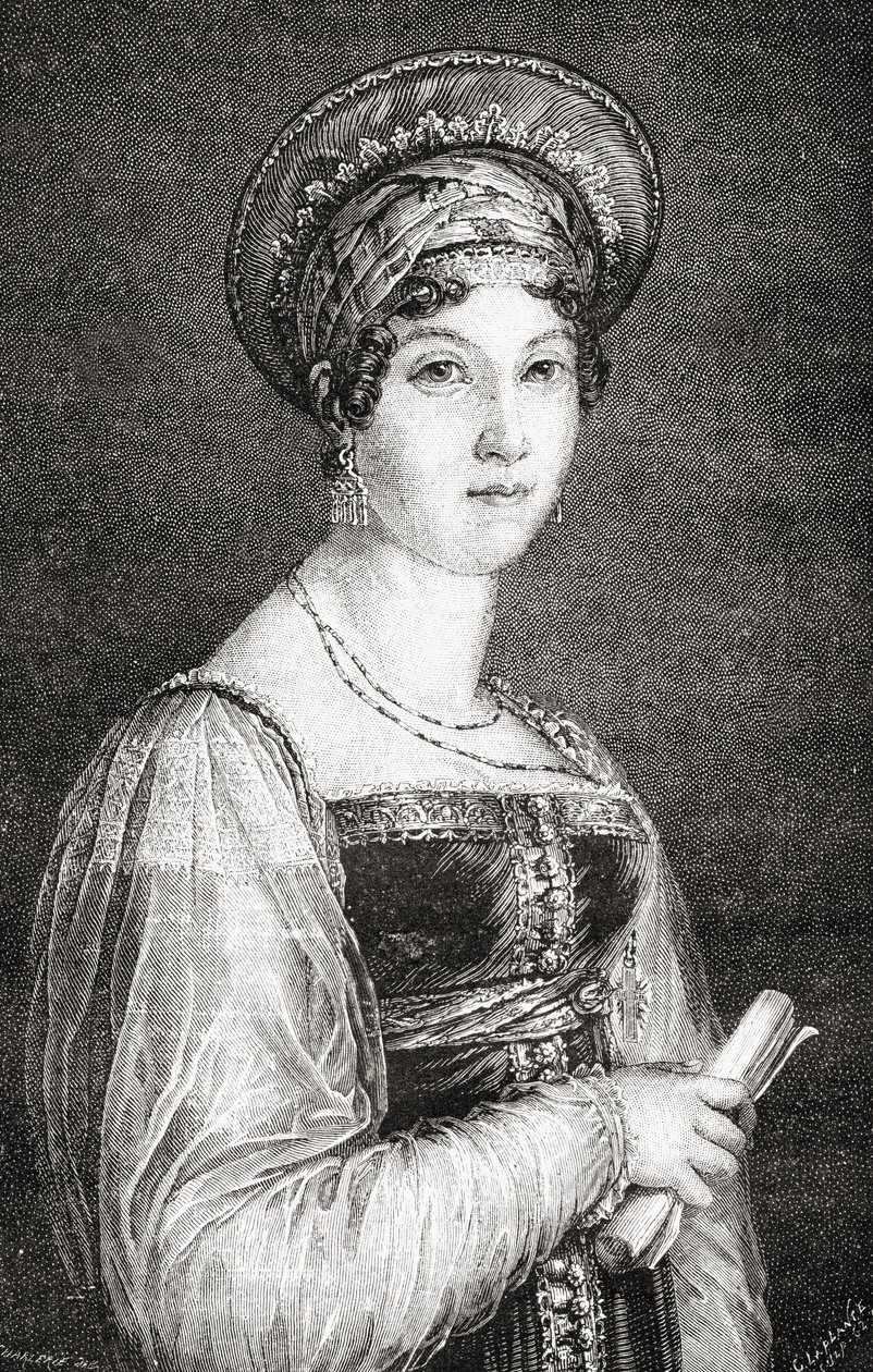 Mademoiselle Mars, graveret af La Plante, fra 