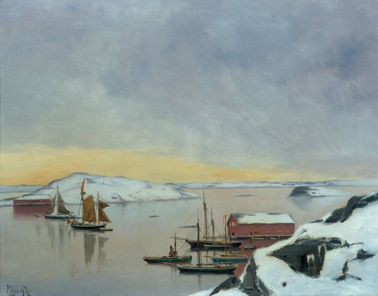 Både i havnen af Haakon Kaulum