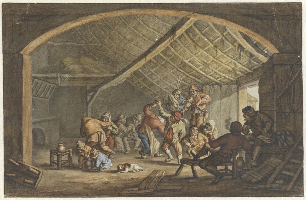 Herbergiinterieur af Haatje Pieters Oosterhuis