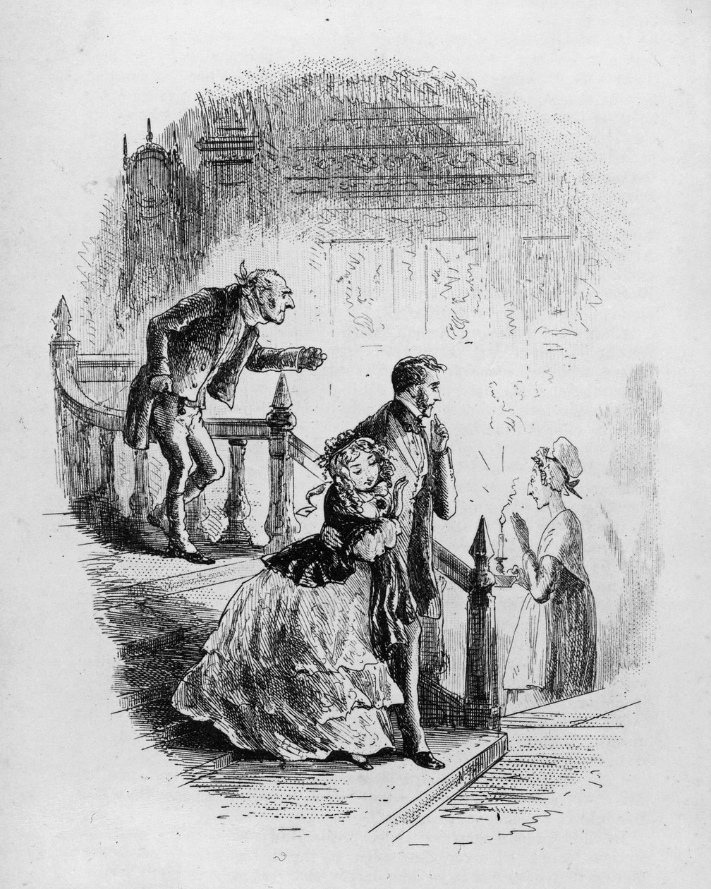 Floras inspektionstur, illustration fra 