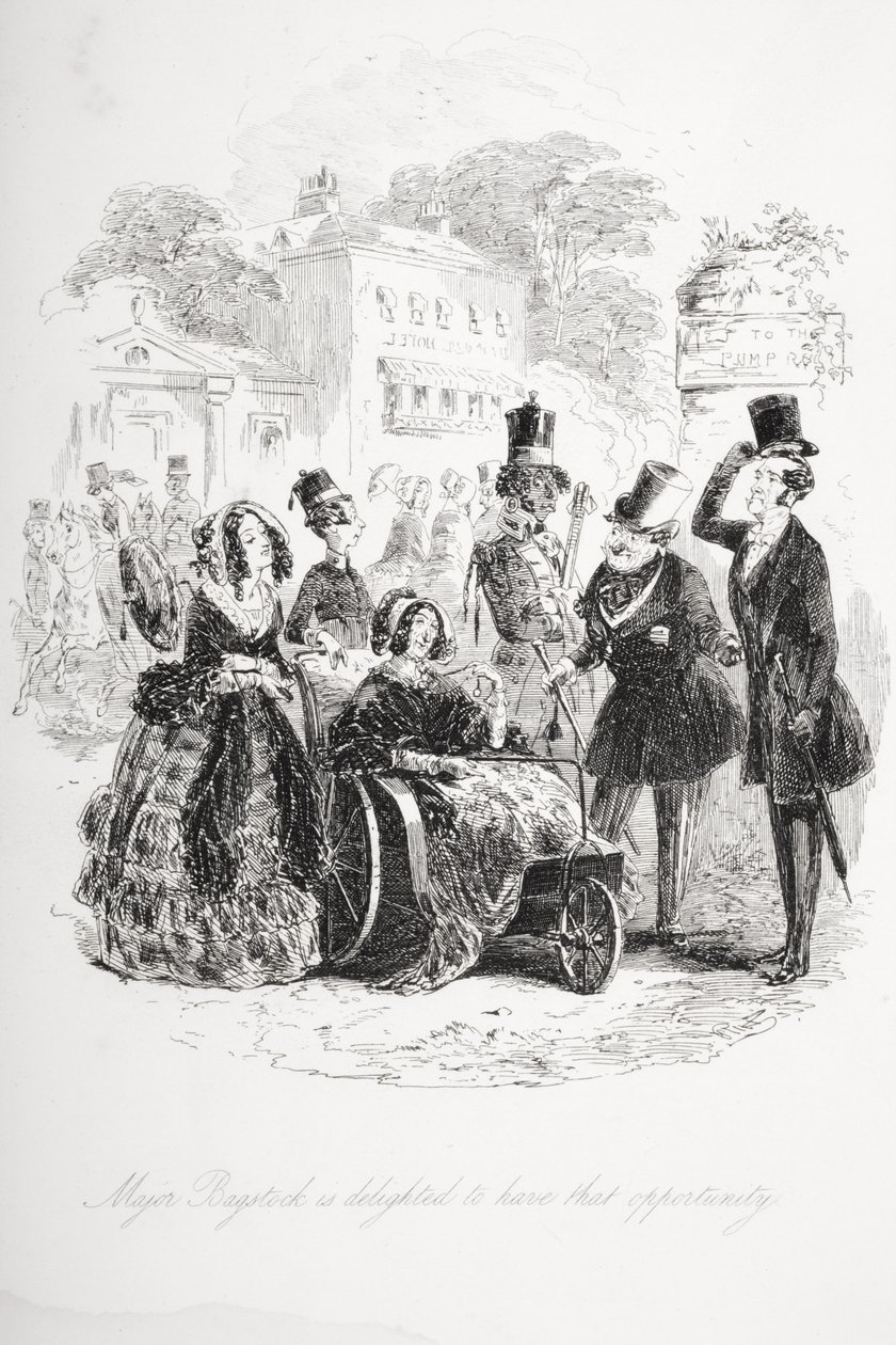 Major Bagstock er glad for at få denne mulighed, illustration fra 