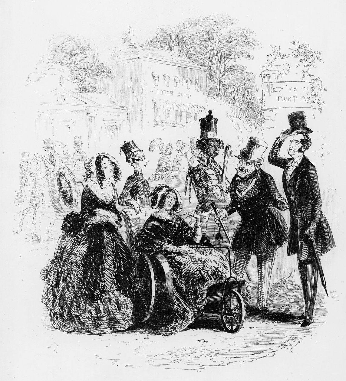 Major Bagstock er glad for at få denne mulighed, illustration fra 