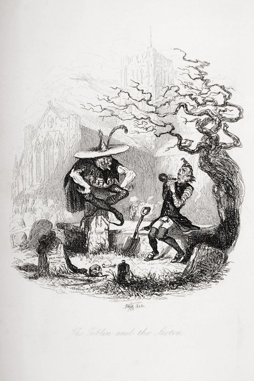 The Goblin and the Sexton, illustration fra 