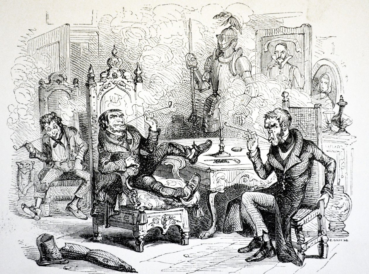 Den gamle kuriositetsbutik, 1841 af Hablot Knight Browne