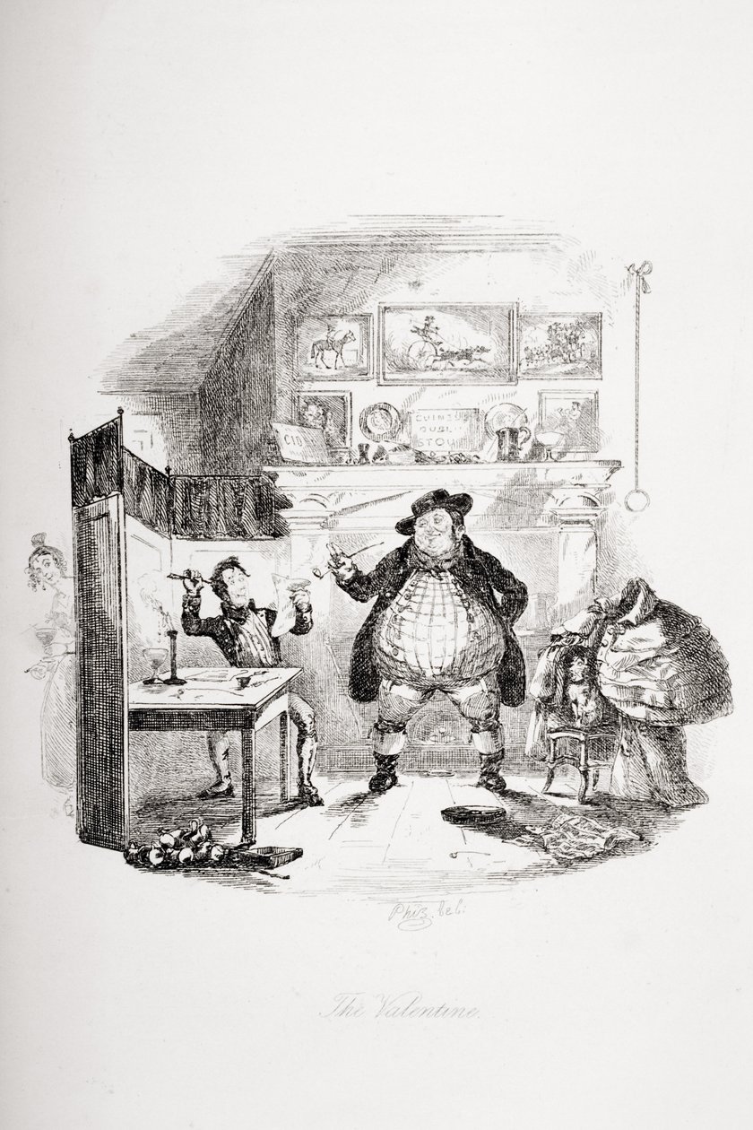 The Valentine, illustration fra 
