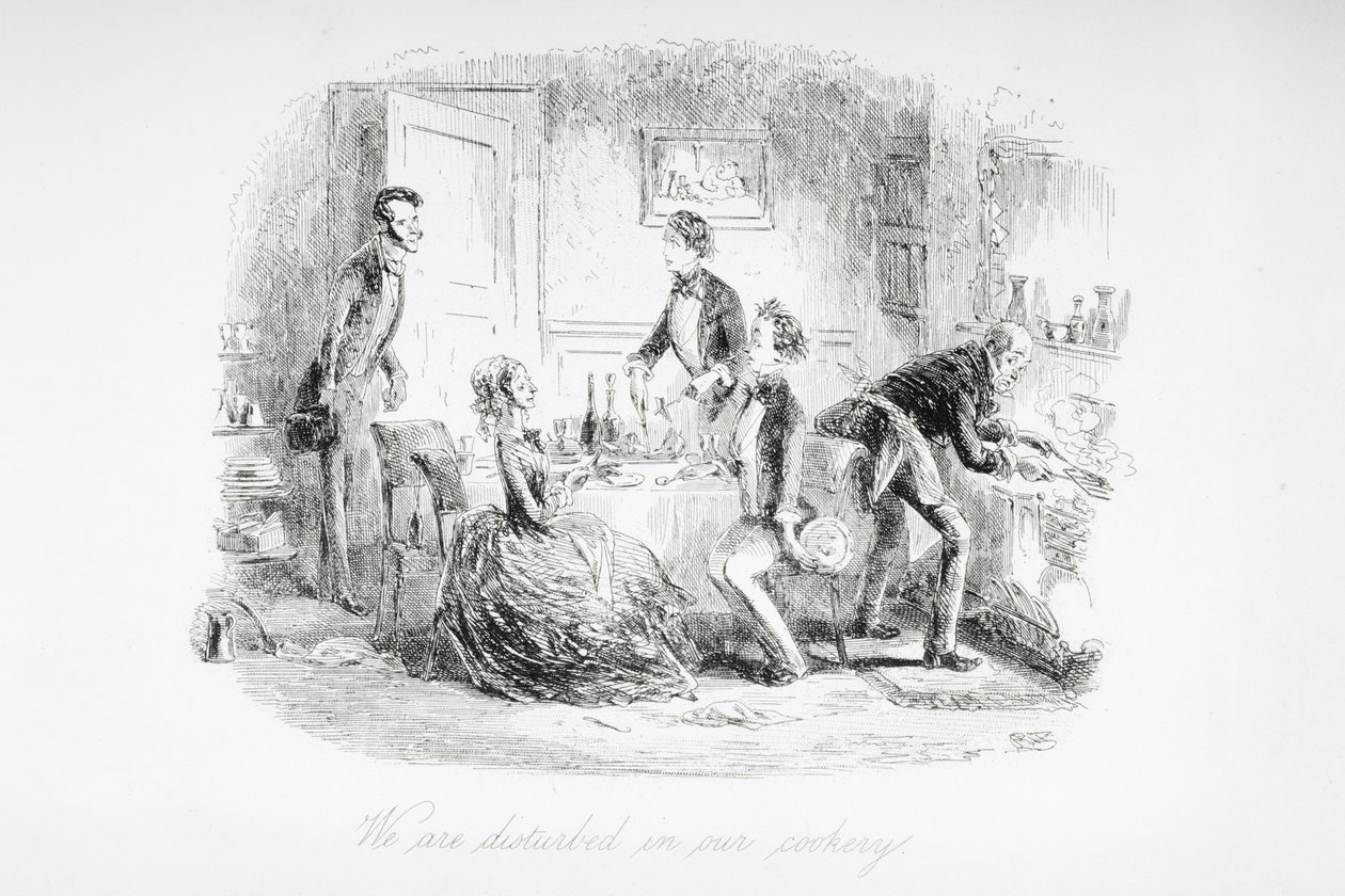 Vi er forstyrrede i vores madlavning, illustration fra 