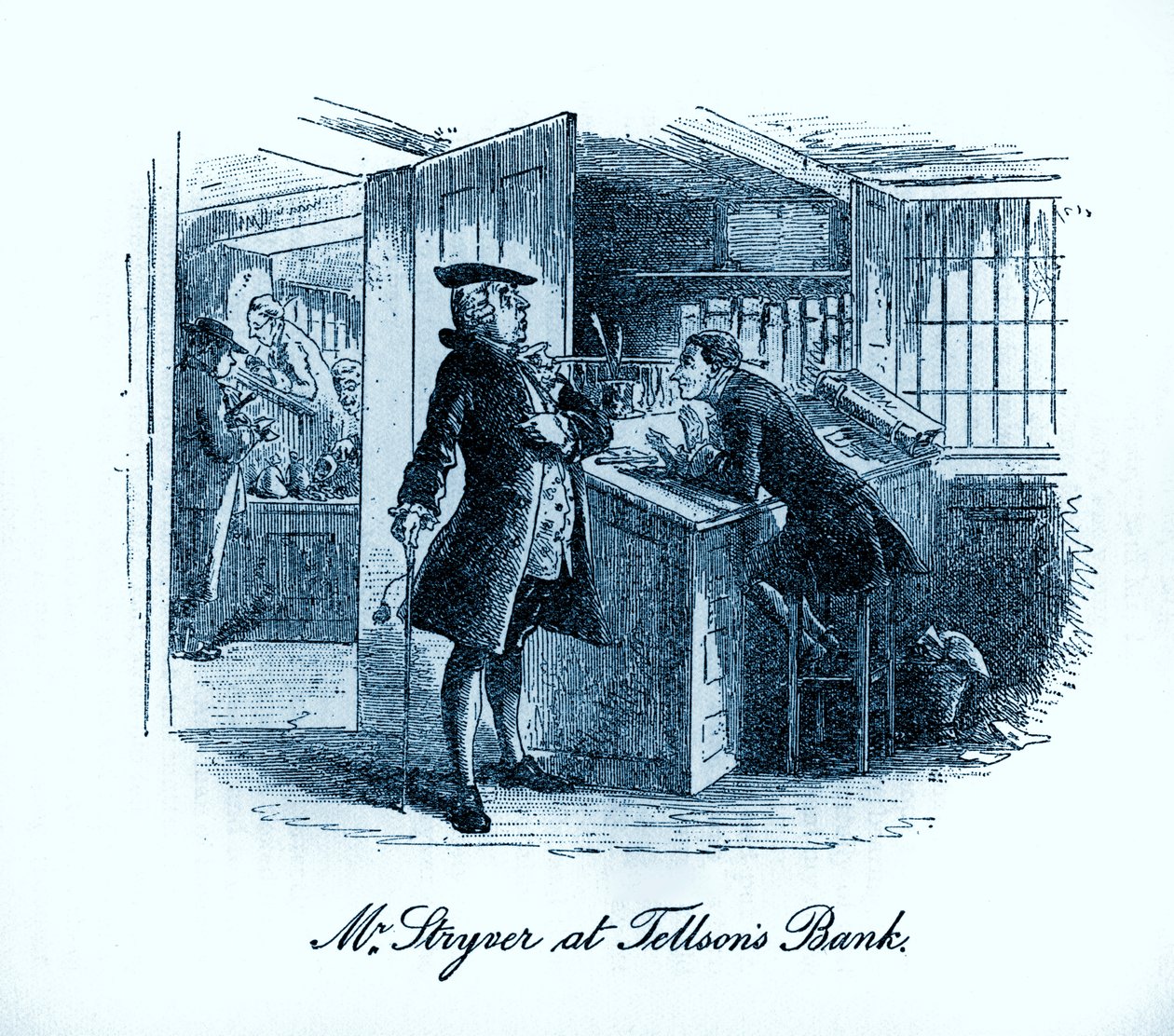 En fortælling om to byer af Charles Dickens af Hablot Knight Browne