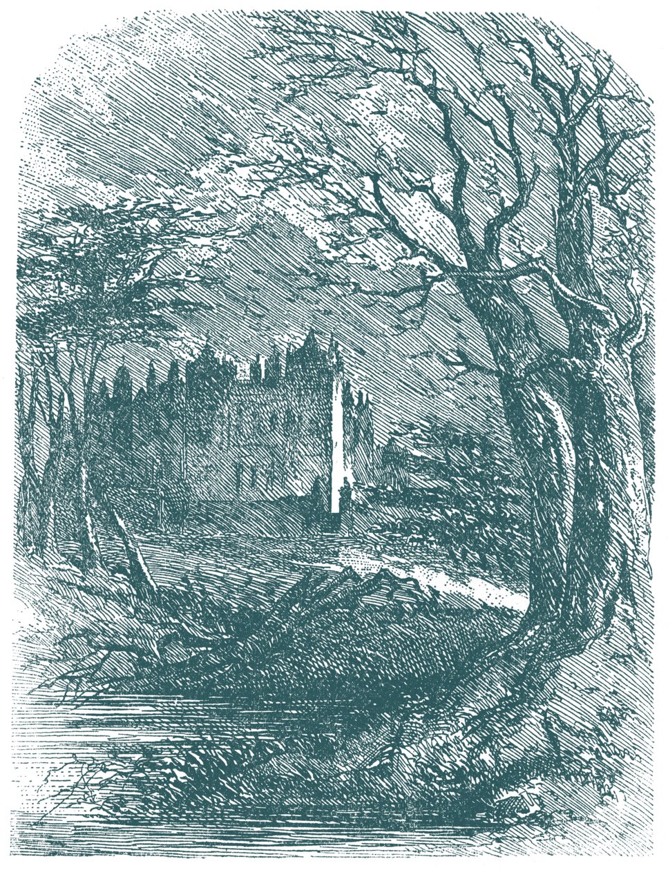 Dystre Hus af Hablot Knight Browne