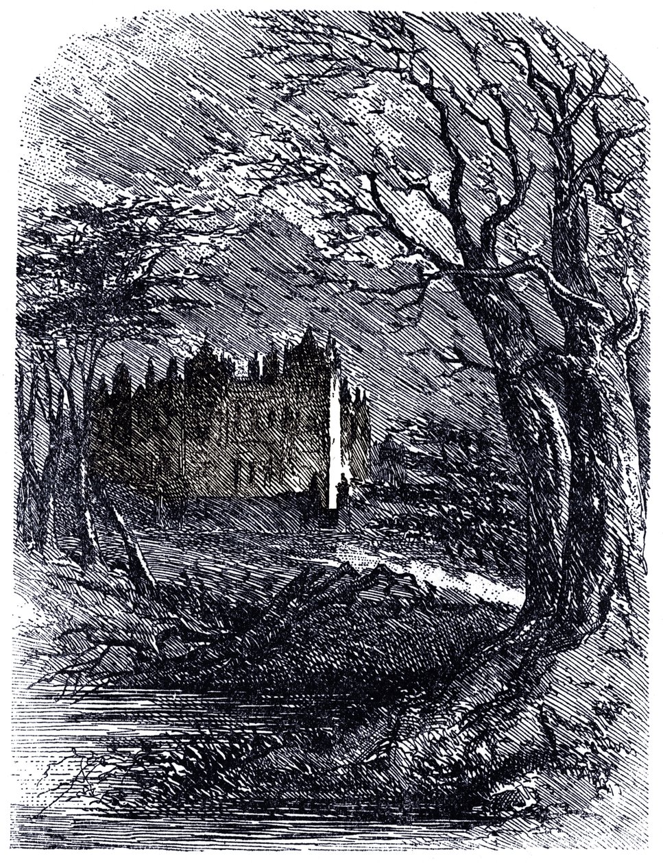 Dystre Hus af Hablot Knight Browne