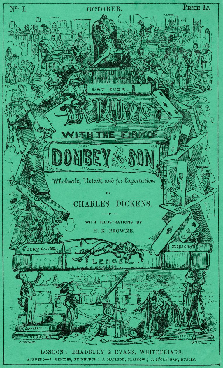 Charles Dickens - Dombey og søn af Hablot Knight Browne