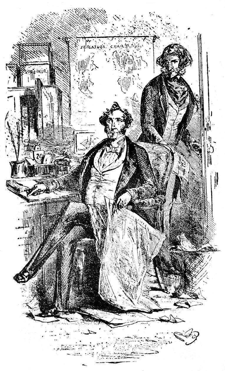 Dombey & Son af Charles Dickens af Hablot Knight Browne