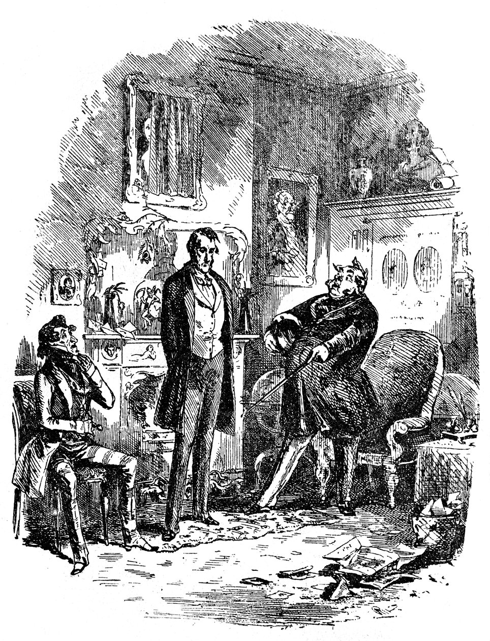 Dombey & Son af Charles Dickens af Hablot Knight Browne