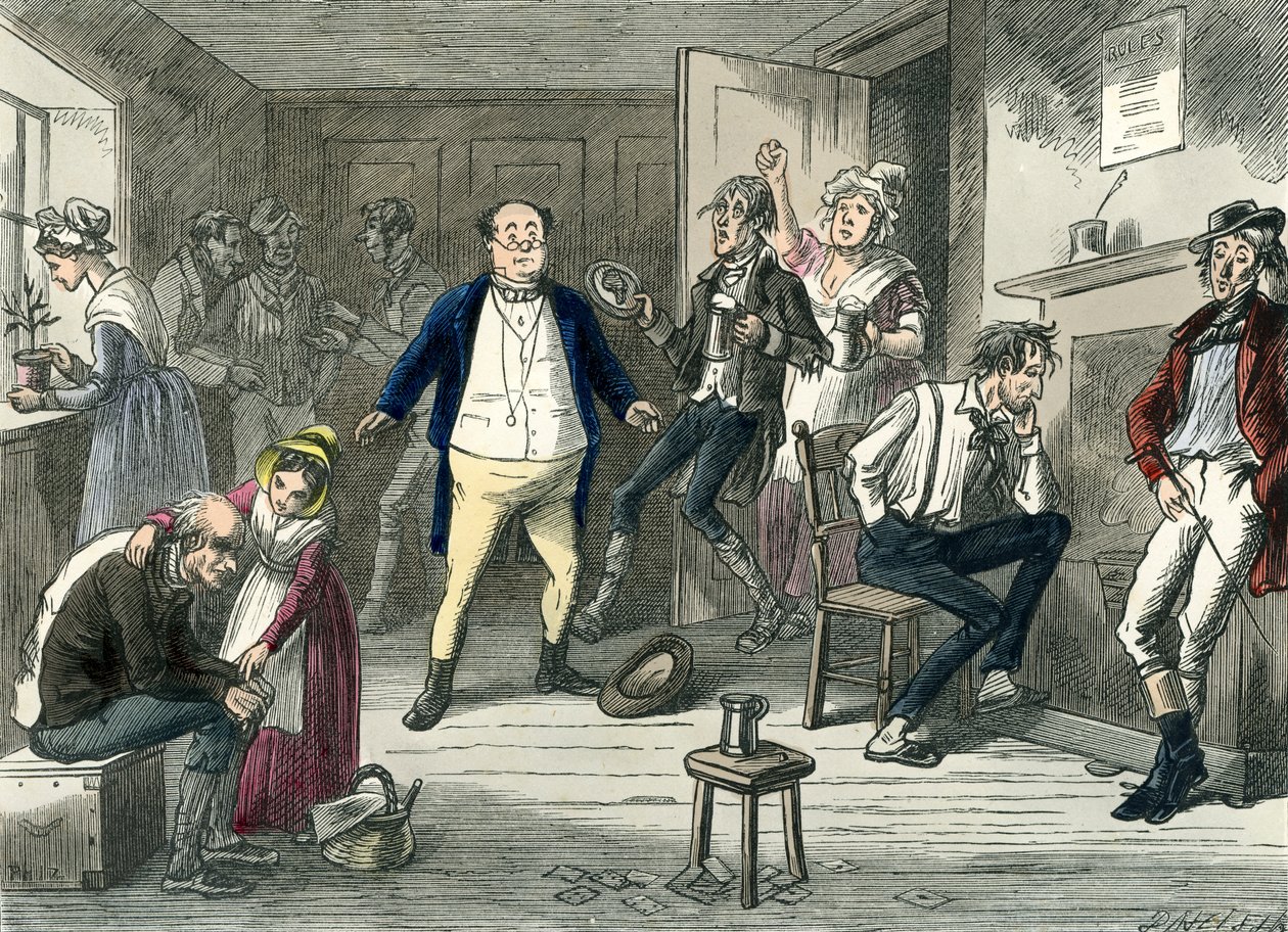The Pickwick Club af Charles Dickens af Hablot Knight Browne