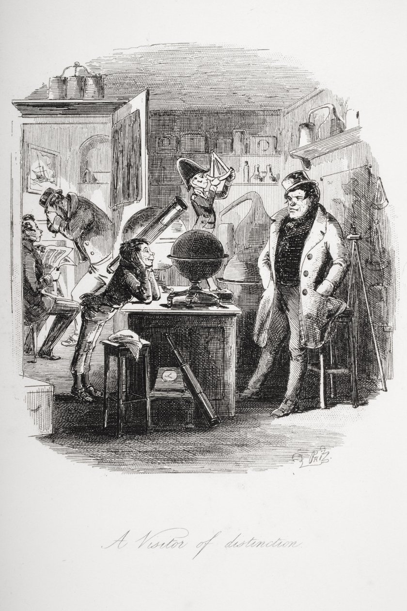 En udmærket besøgende, illustration fra 