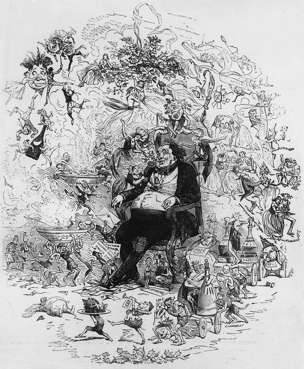 Vores juledrøm af Hablot Knight Browne