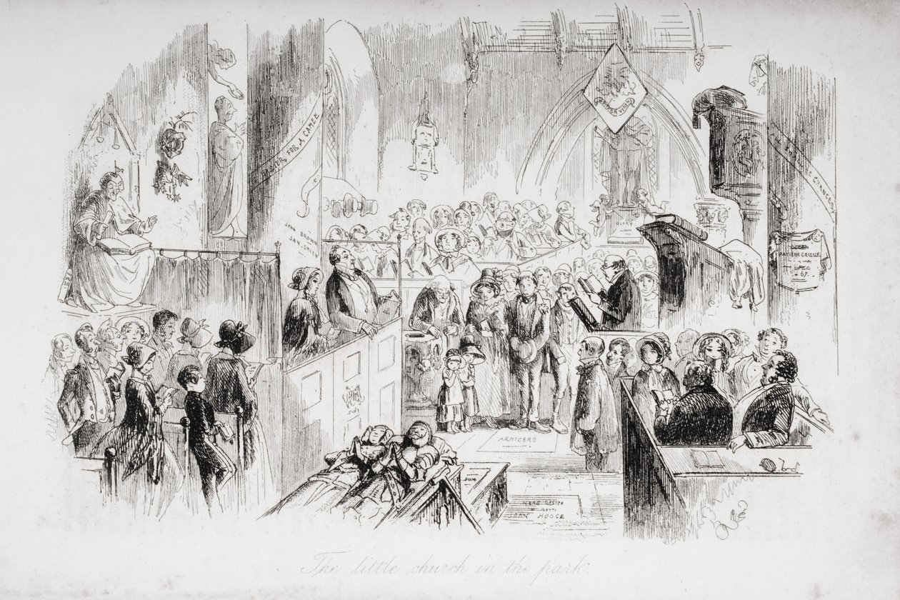 The Little Church in the Park, illustration fra 