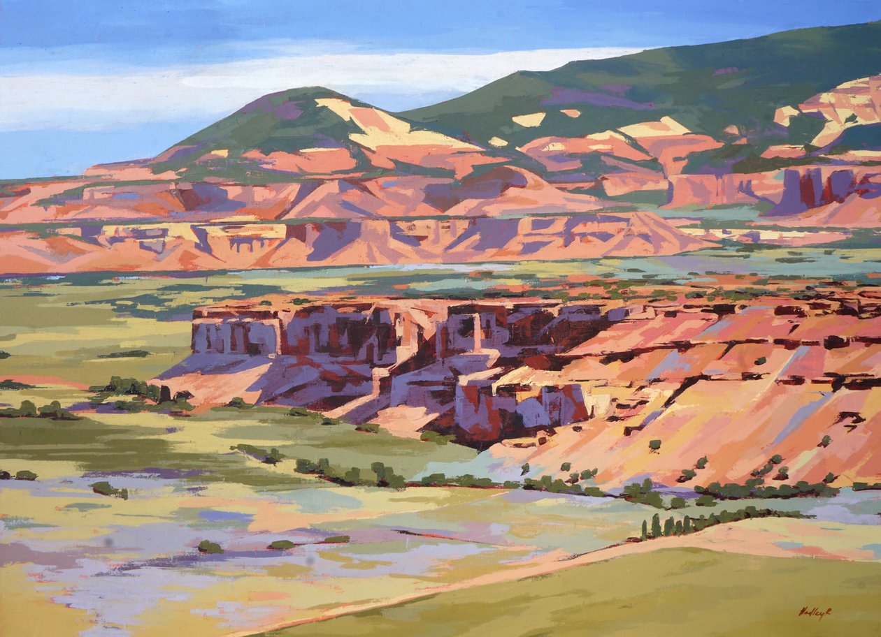 Torrey Overlook, 2024 (olie på lærred) af Hadley Rampton