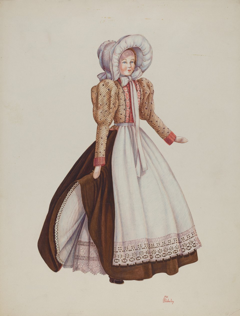 Dukke - "Lilla Rosella Hatch" af Hal Blakeley