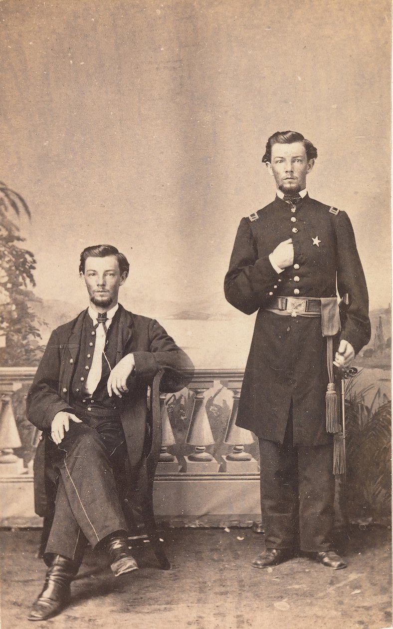 Alonzo H. Sterrett, senadjudant, 40. U.S. Infantry, 27. juli 1865. af Hall and Company