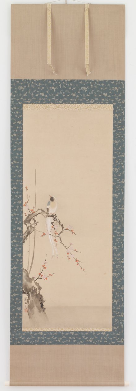 Fugle- og blommeblomster, Edo-periode, slutningen af 1600-tallet. af Hanabusa Itcho