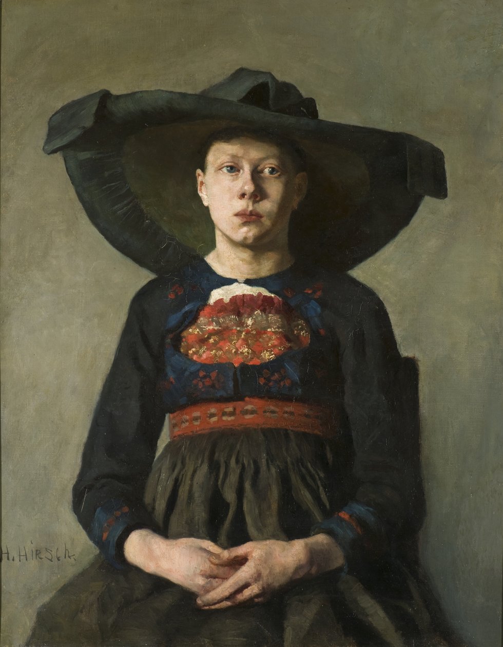 En bayersk bondepige, 1885-87 af Hanna Pauli