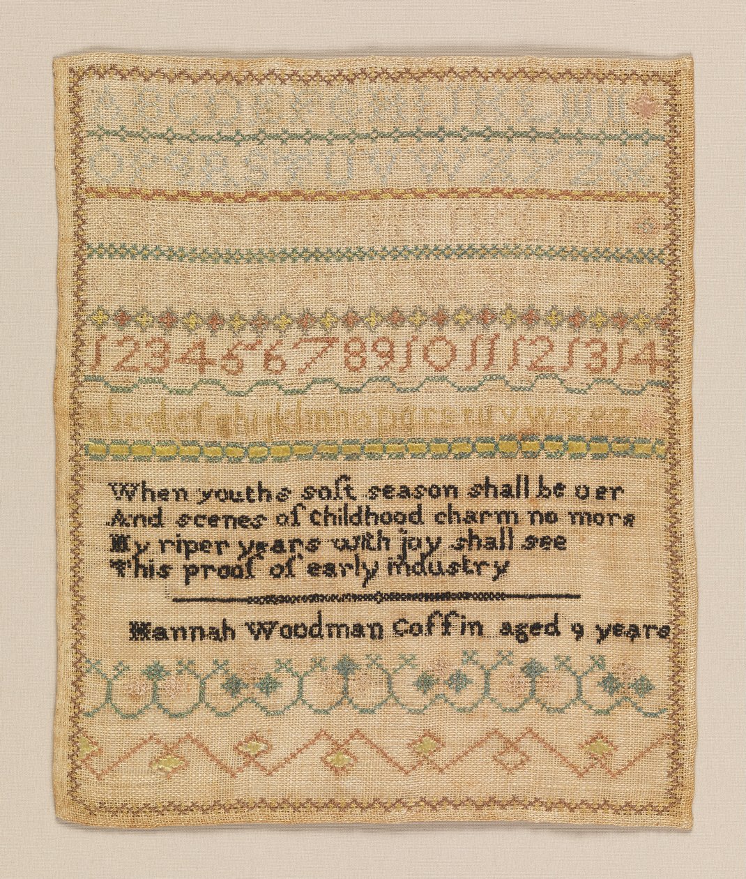 Prøvetager af Hannah Woodman Coffin