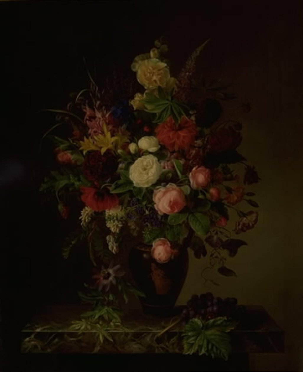 En vase med blomster af Hanne Hellesen