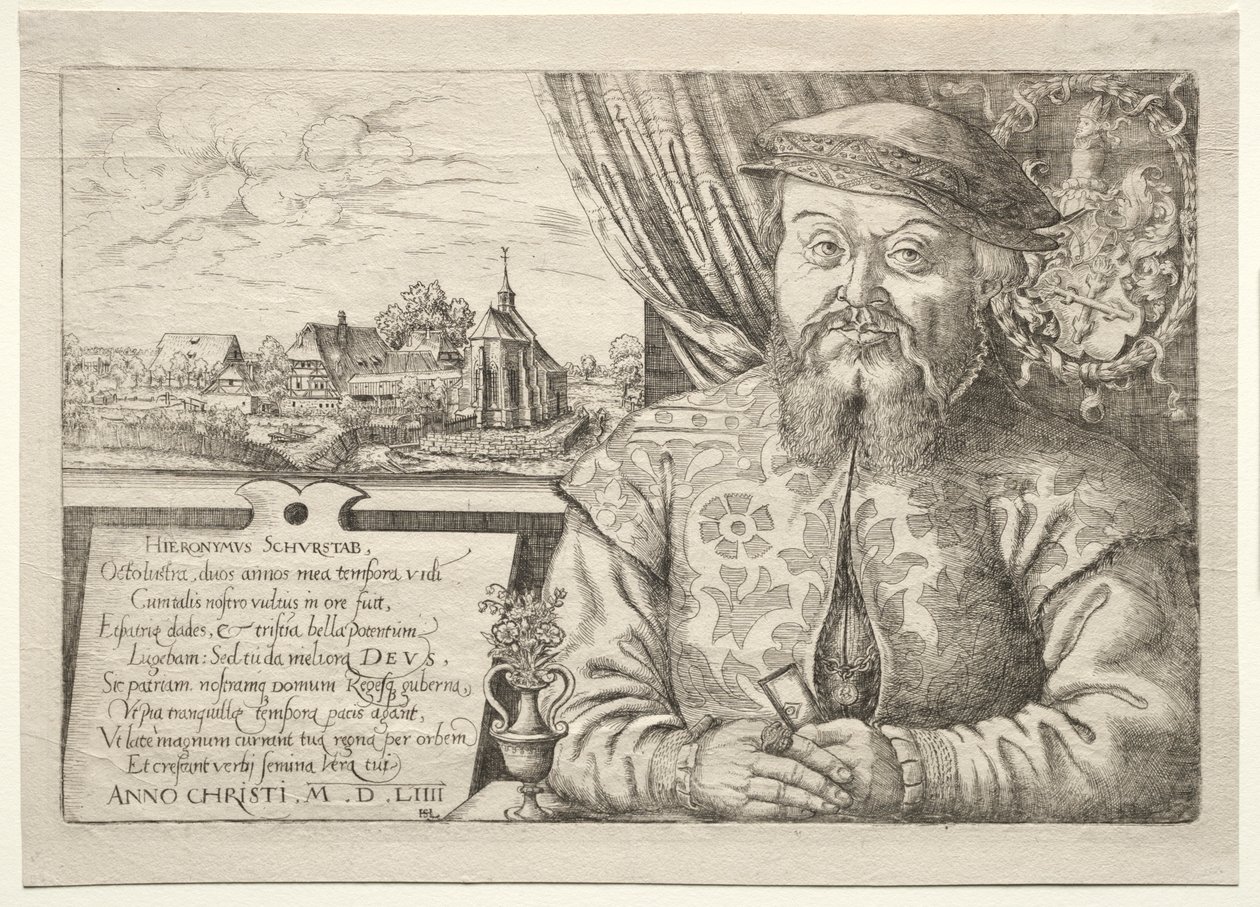 Hieronymus Schurstab, borgmester i Nürnberg, 1554. af Hanns Sebald Lautensack