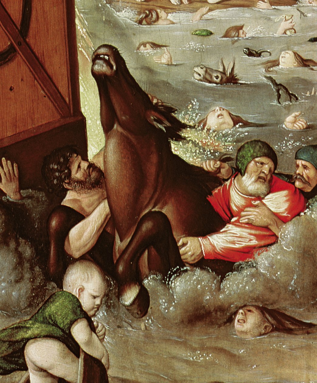 The Flood, 1516 (detalje af 158844) af Hans Baldung Grien