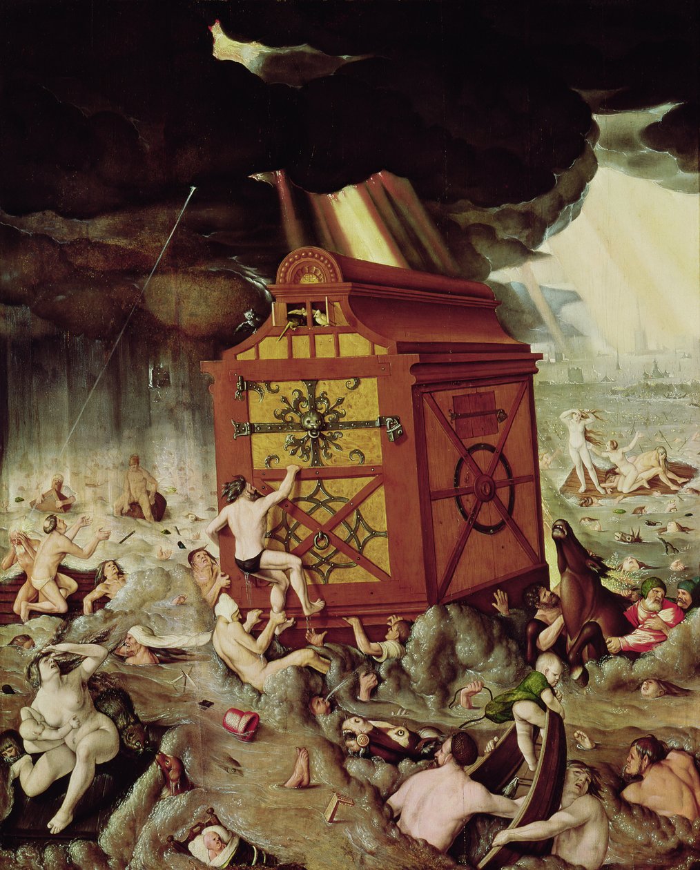 Syndfloden, 1516 af Hans Baldung Grien