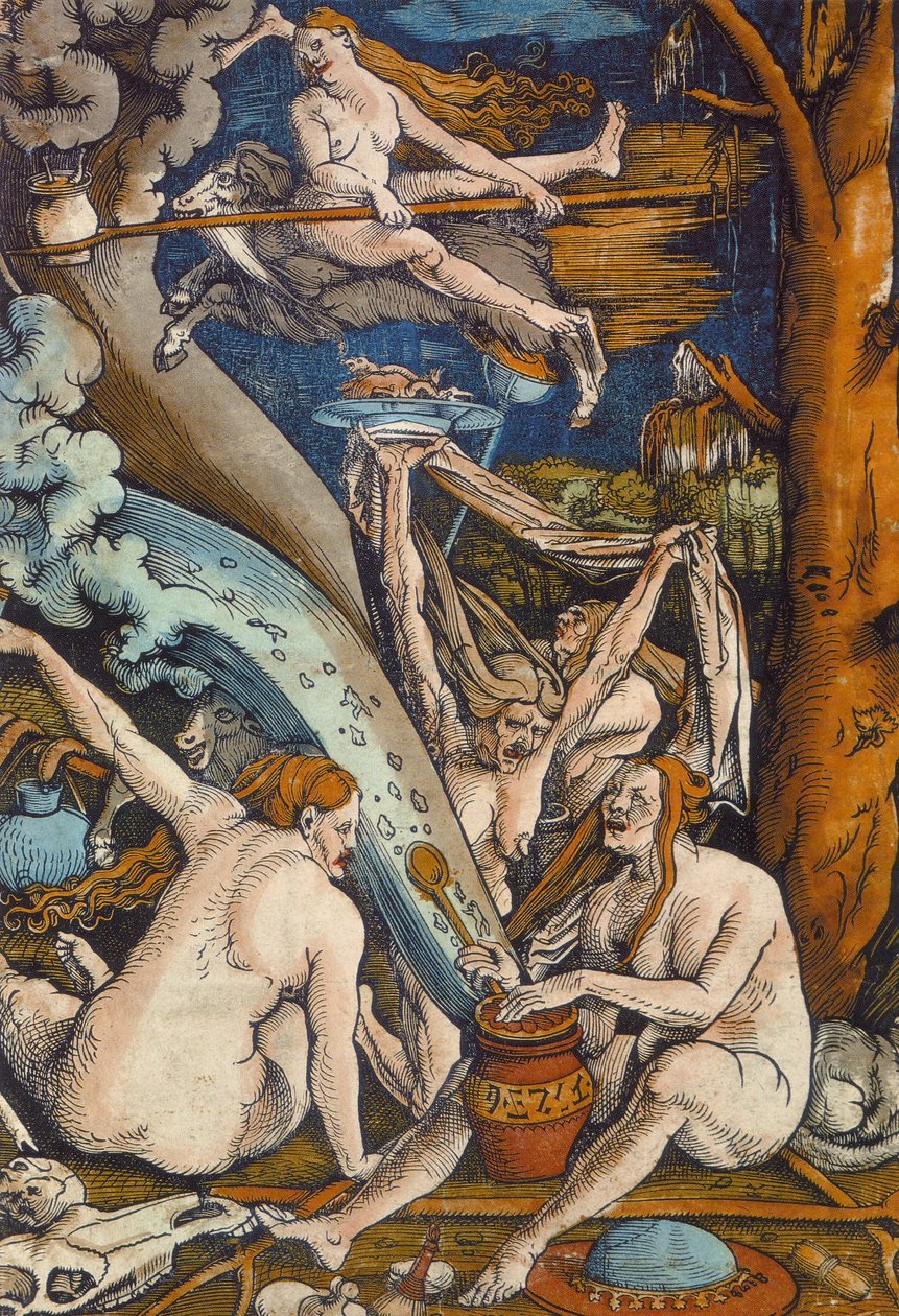 Hekse, 1508 af Hans Baldung Grien