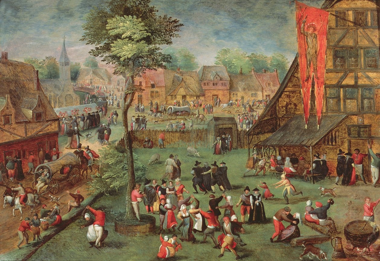 Landsbymesse af Hans Bol