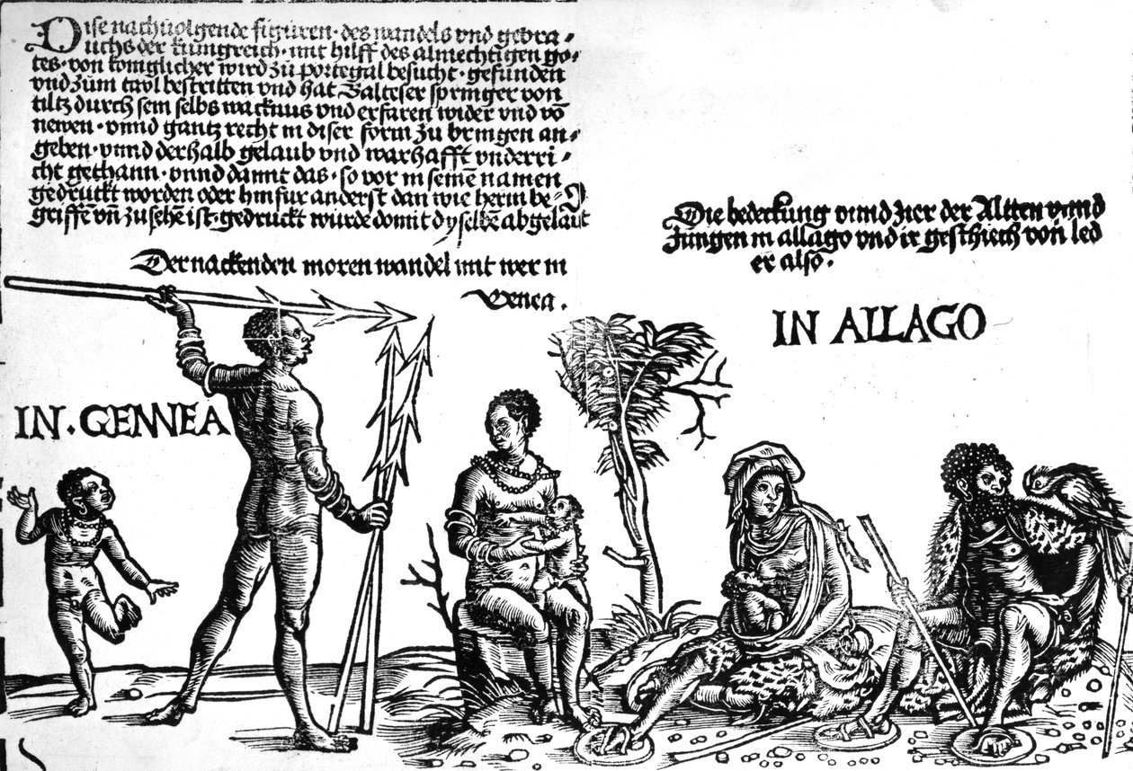 Kunig von Gutzin, tryk lavet af Georg Glockendon, 1511 af Hans Burgkmair