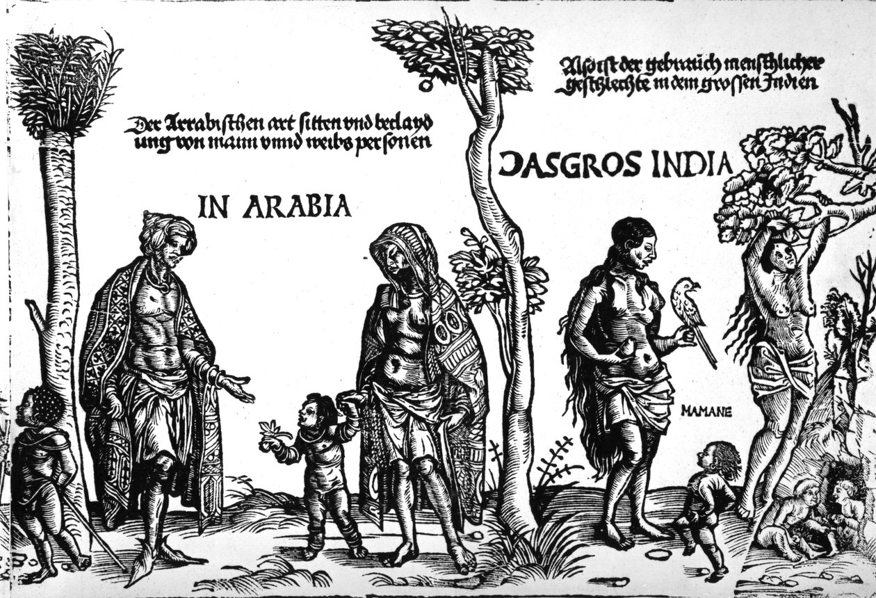 Kunig von Gutzin, tryk lavet af George Glockendon, 1511 af Hans Burgkmair