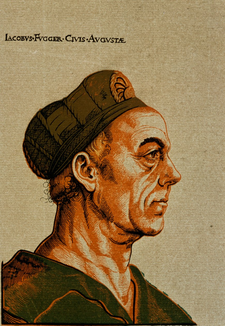 Jakob Fugger II, 151112 (chiaroscuro træsnit) af Hans Burgkmair