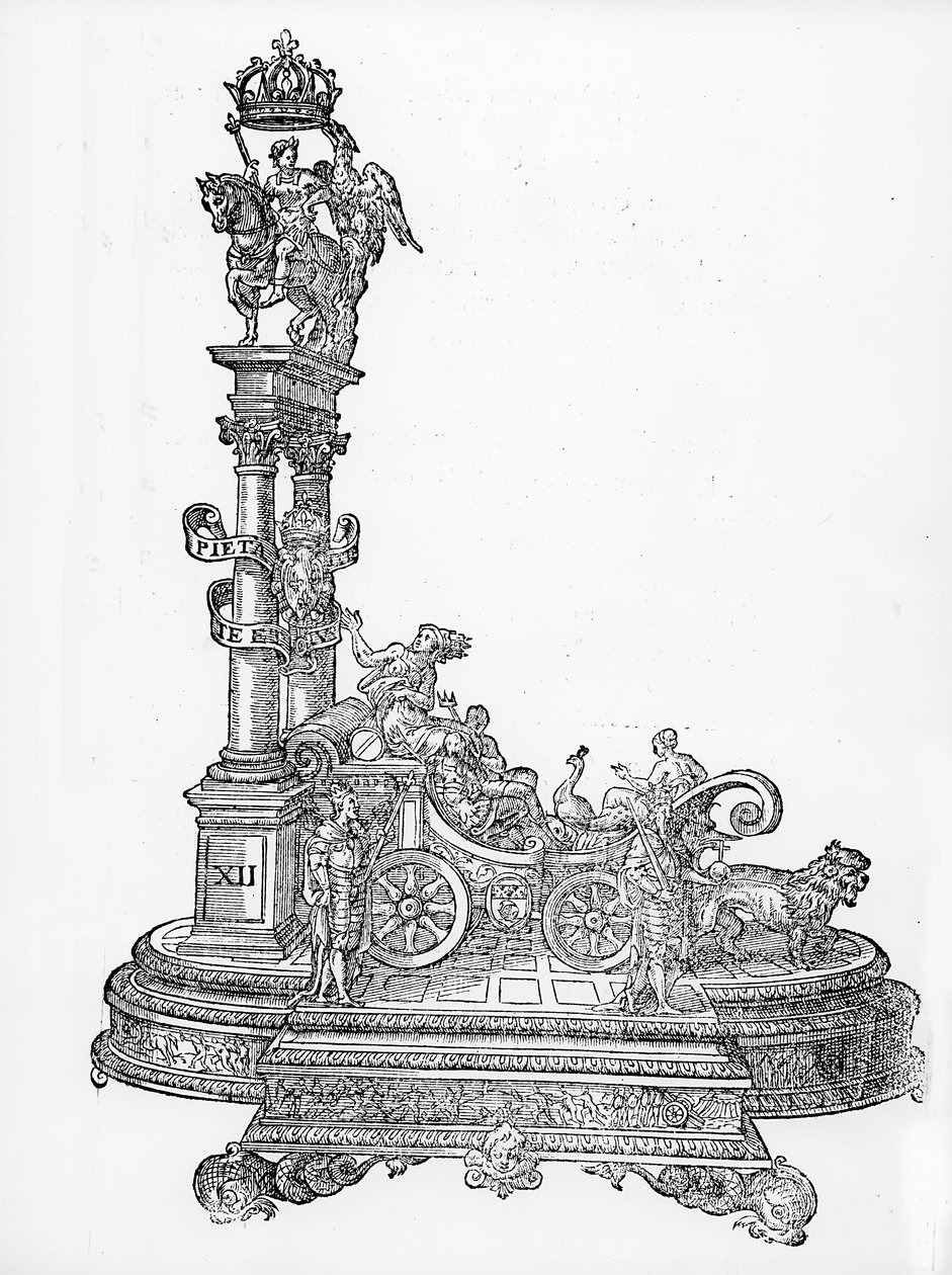 Triumfvogn, fra Maximilians triumftog, ca.1516-18 af Hans Burgkmair