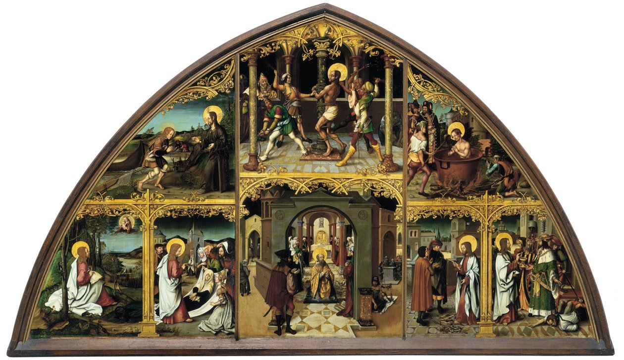 Basilika San Giovanni i Laterano af Hans Burgkmair the Elder