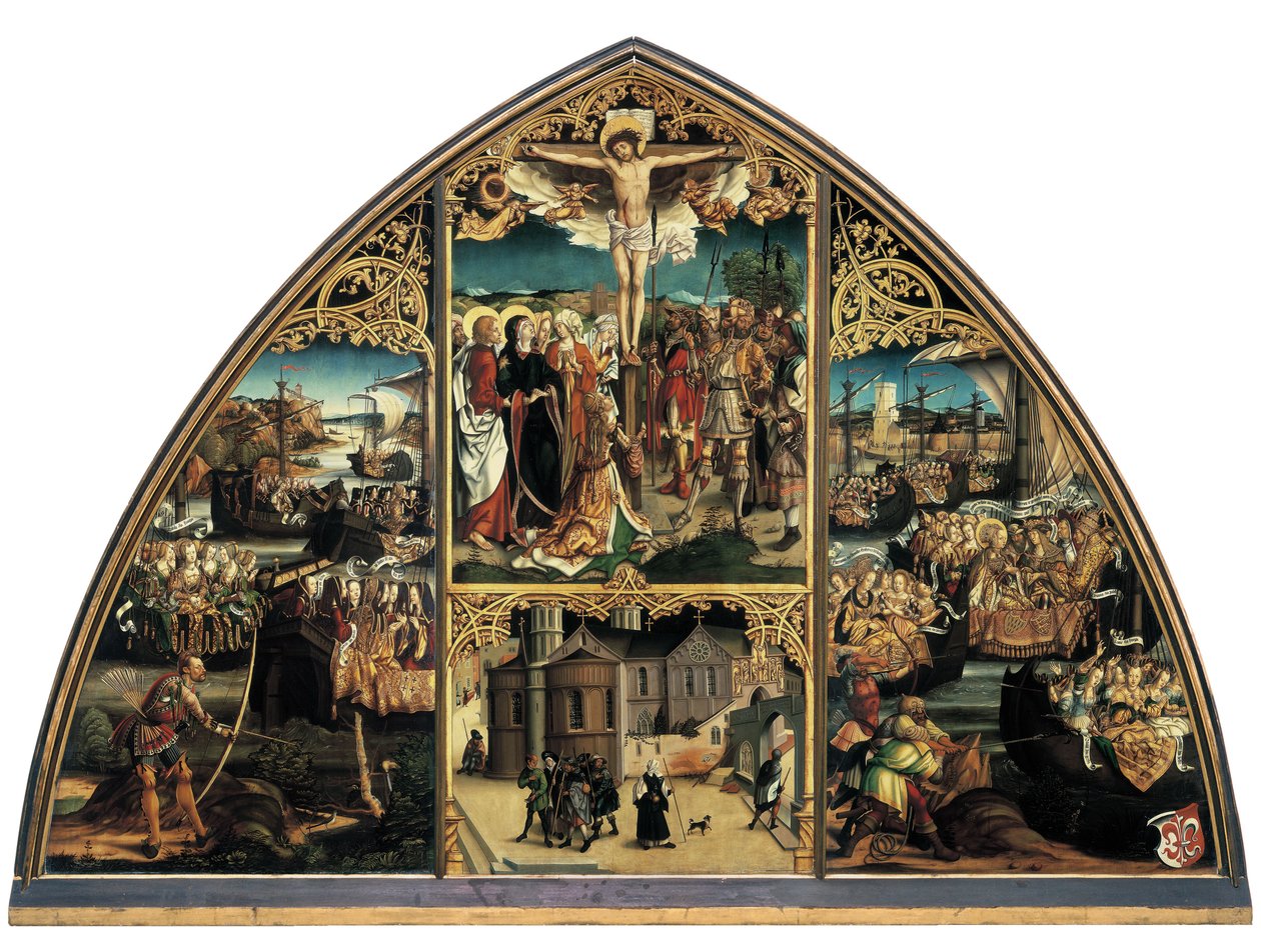 Hellig Kors basilika af Hans Burgkmair the Elder