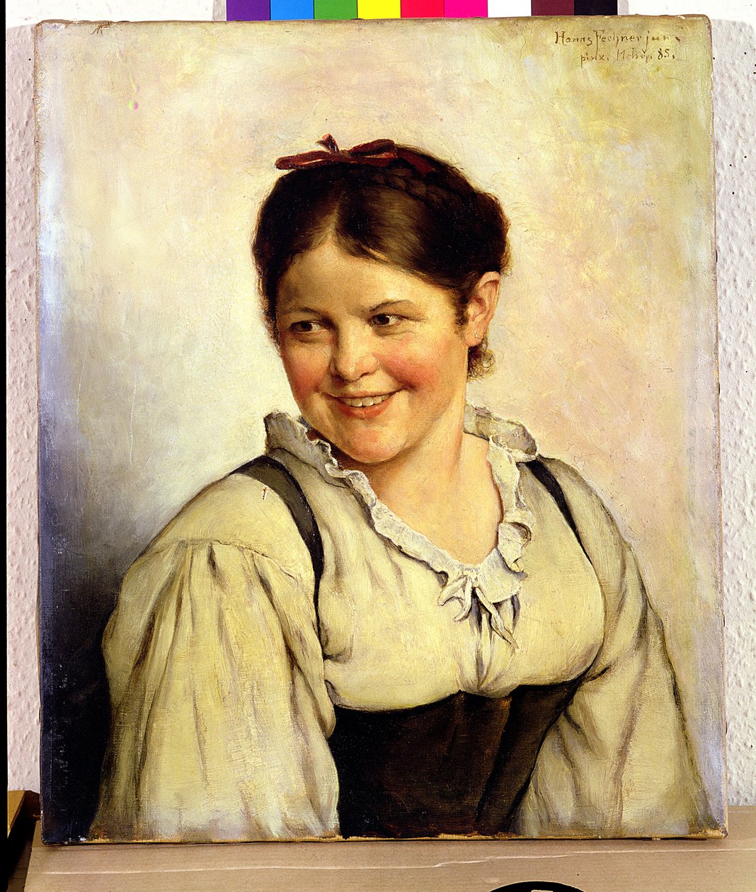 En Landspige, 1885 af Hans Fechner