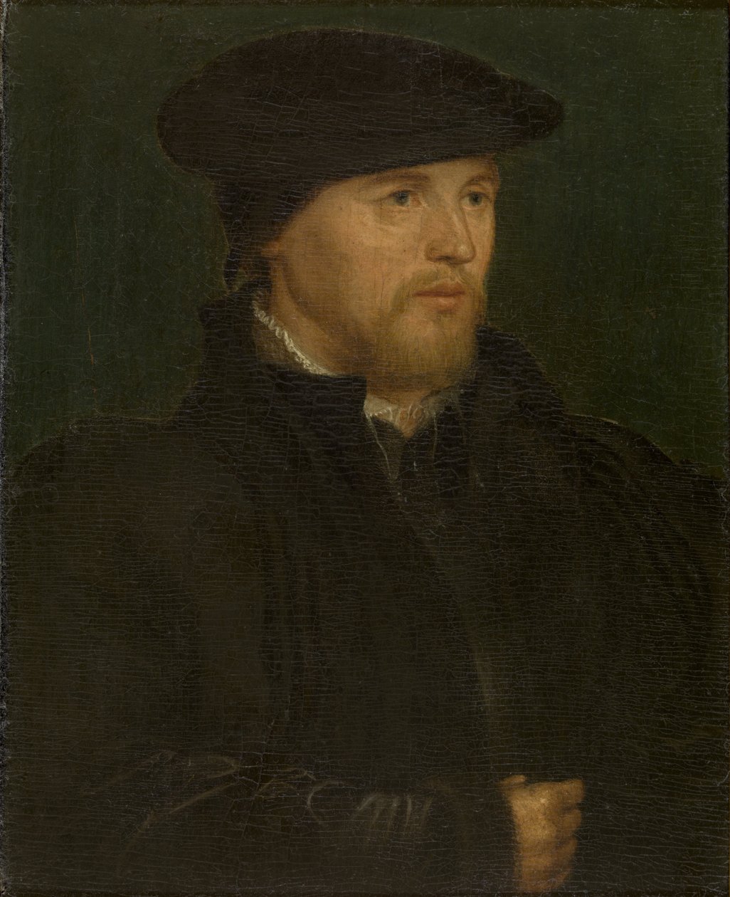 Portræt af en mand af Hans Holbein