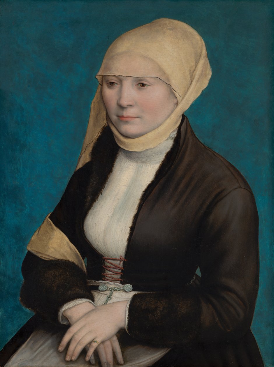 Portræt af en kvinde fra Sydtyskland af Hans Holbein
