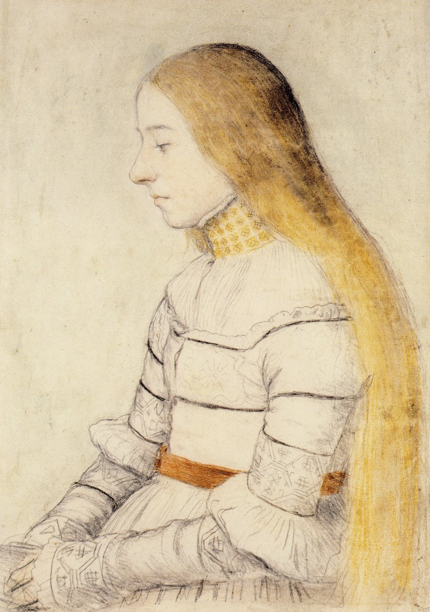 Anna Meyer af Hans Holbein der Jüngere