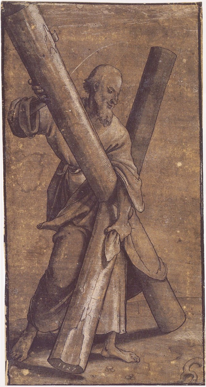 Apostel Andrew af Hans Holbein der Jüngere