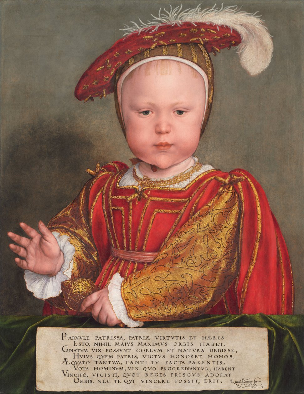 Edward VI som barn af Hans Holbein der Jüngere
