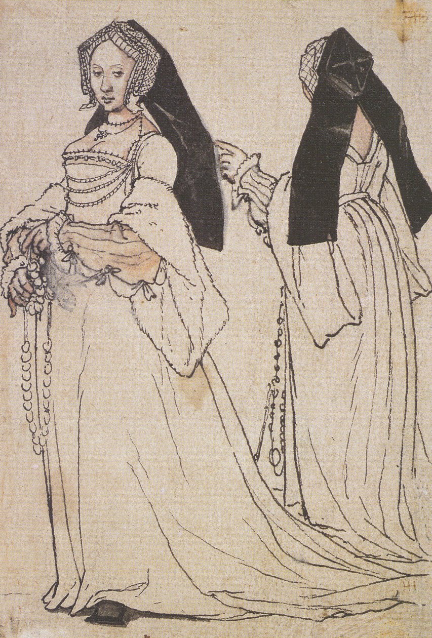 Lady iført en engelsk hætte af Hans Holbein der Jüngere