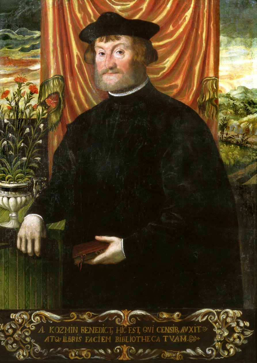 Portræt af Benedykt Komiczyk fra Komin. af Hans Holbein der Jüngere