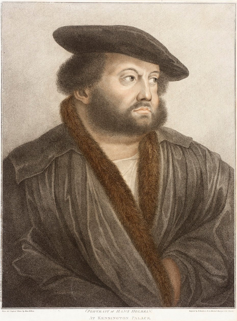Portræt af Hans Holbein af Hans Holbein der Jüngere
