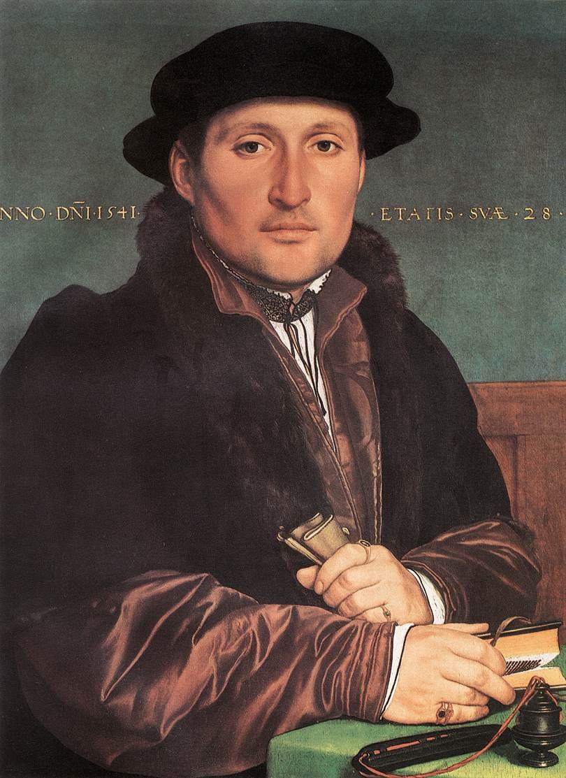 Portræt af en ung mand af Hans Holbein der Jüngere