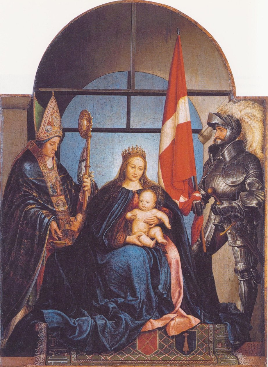 Solothurn Madonna tilstand før 1971 af Hans Holbein der Jüngere