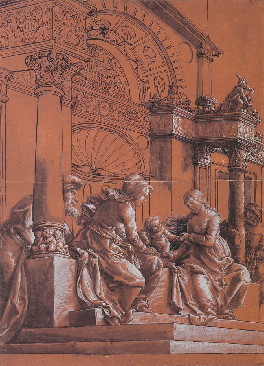 Den hellige familie af Hans Holbein der Jüngere